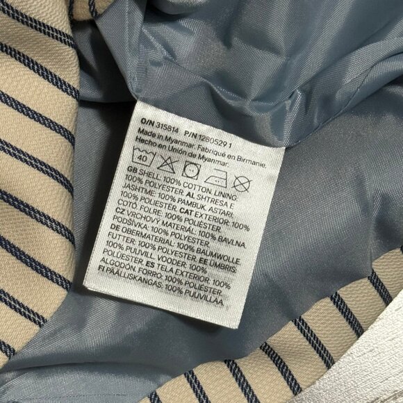 H&M Little Boys Cream & Blue Striped Blazer – Size 3T – NWT - Picture 11 of 12